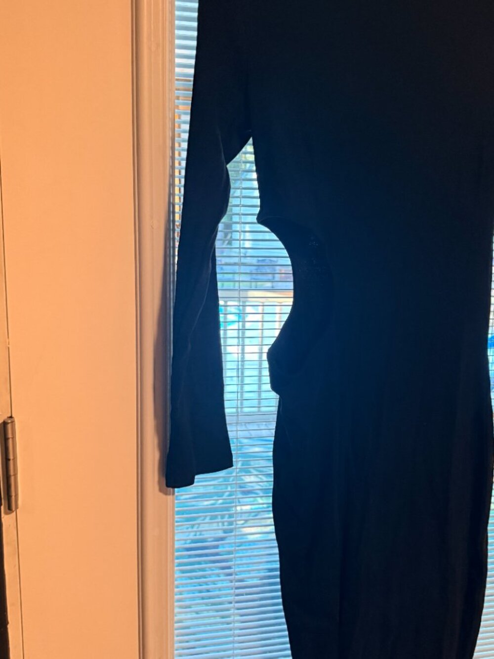 Zara Ribbed Cutout Midi Dress - Picture 2 of 4